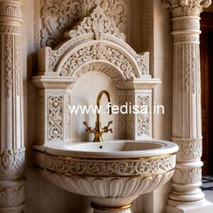 Stylish Marble Wash Sink Ideas No-1715