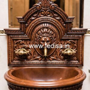 Marble Bathroom Basin with Premium Texture No-1716