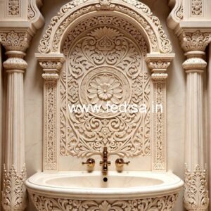 Marble Bathroom Sink with Designer Appeal No-1735