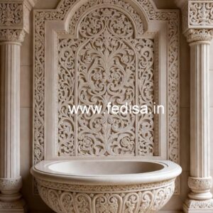 Decorative Marble Wash Sink for Interiors No-1768