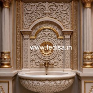 Contemporary Marble Basin with Modern Finish No-1770