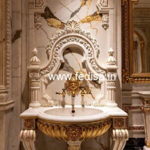 Luxury Marble Basin with Premium Texture No-1778