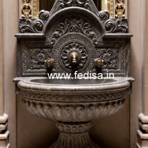 Stylish Marble Wash Basin with Vanity No-1843