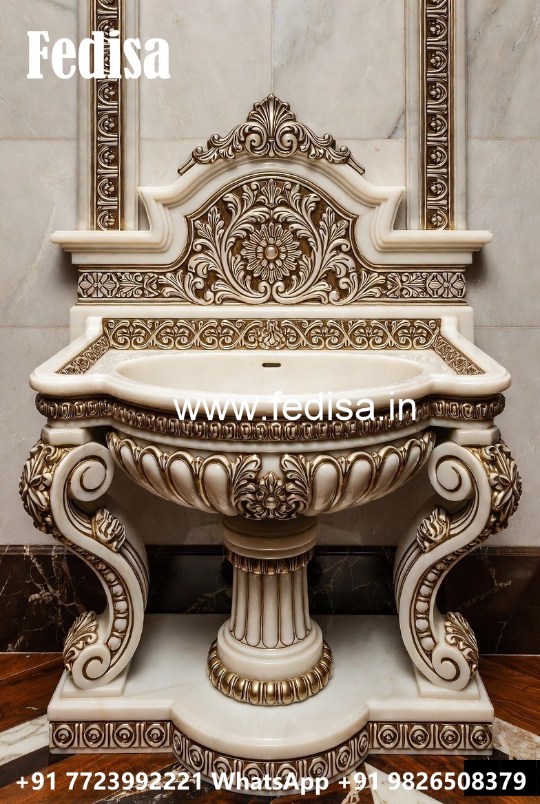 Artistic Marble Bathroom Basin Ideas No-1845