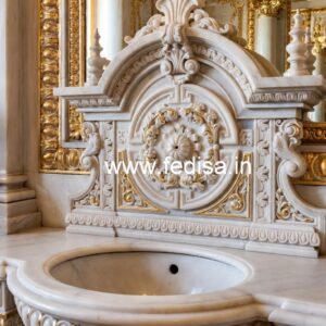 Marble Wash Basin for Elegant Villas No-1849