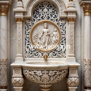 Luxury Marble Vanity Basin Trends No-1854