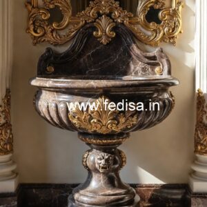 Marble Wash Basin with Stone Countertop No-1868