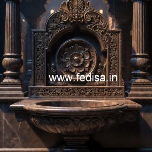 Marble Sink with Designer Bathroom Decor No-1875