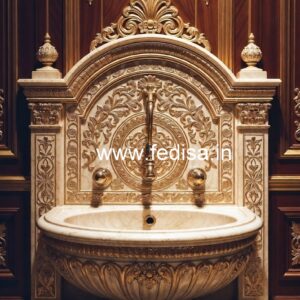 Marble Wash Basin for Elegant Interiors No-1891
