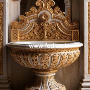 Marble Wash Basin with Designer Finish No-1921