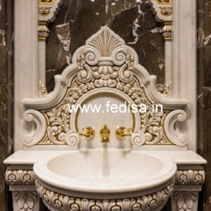 Marble Bathroom Sink with Luxury Styling No-1924
