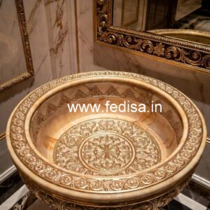Marble Wash Basin with Elegant Countertop No-1928