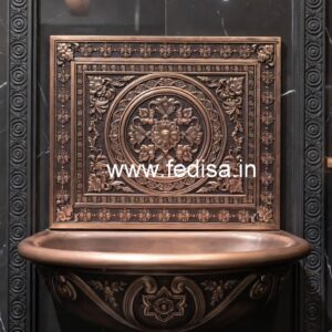 Marble Bathroom Decor with Modern Basin No-1939