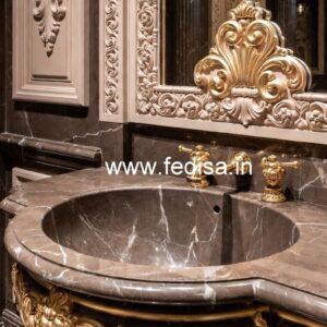 Stylish Marble Wash Sink with Marble Counter No-1967
