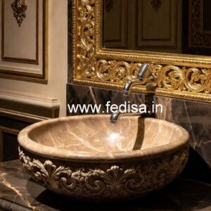 Contemporary Marble Sink for Elegant Bathrooms No-1970