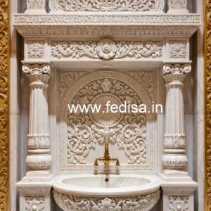 Marble Bathroom Basin with Minimal Design No-1980
