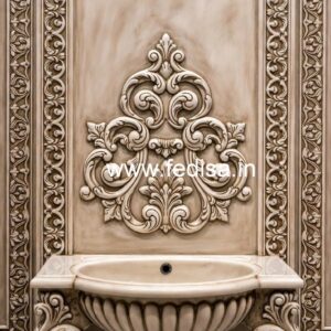 Luxury Marble Wash Basin with Vanity No-1997