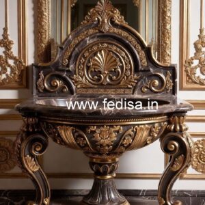 Premium Marble Basin with Designer Finish No-2003