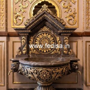 Decorative Marble Wash Basin with Stone Finish No-2008