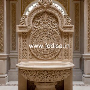Elegant Marble Wash Basin with Modern Counter No-2018