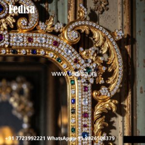 Gold Frame Wall Mirrors No-311