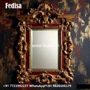 Unique Wall Mirror Designs for Luxury Bedrooms No-609