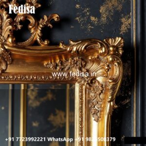 Elegant Gold Wall Mirrors for Luxury Interiors No-644