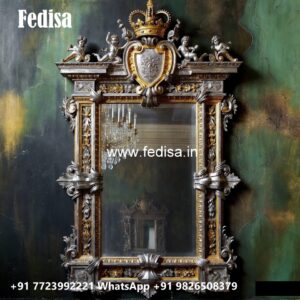 Contemporary Mirror Wall Styling for Luxury Decor No-833