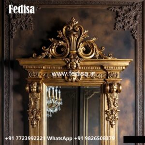 Gold Frame Wall Mirrors No-909