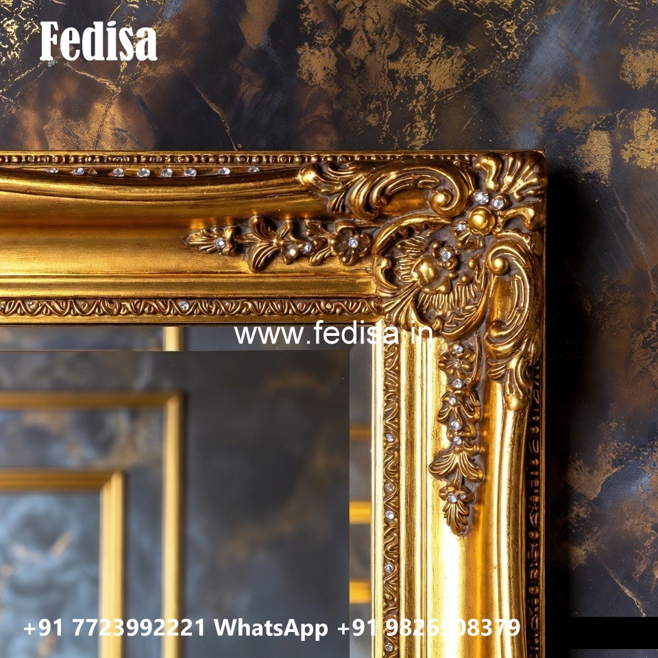 Stylish Gold Wall Mirrors No-1596