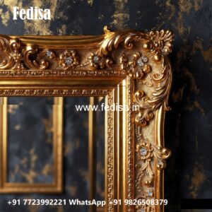 Contemporary Gold Mirror Decor No-1692