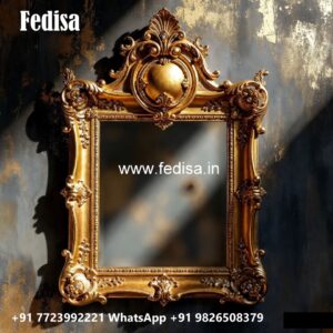 Elegant Wall Mirror Designs for Luxury Villas No-1856