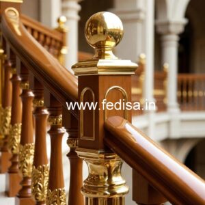 Modern Balcony Railings With Glass Panels For Luxury Homes No-39972