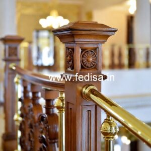 Modern Stair Railing Design With Steel No-40323