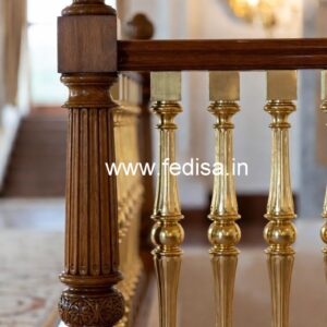 Latest Balcony Design With Steel Railing No-40333