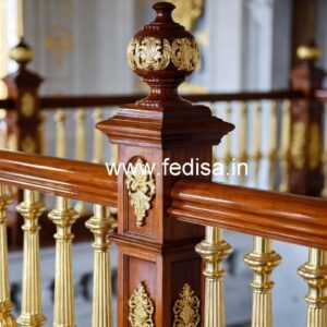 Modern Staircase Design With Stylish Railings No-40334