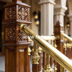 Latest Steel And Glass Railing Designs No-40384