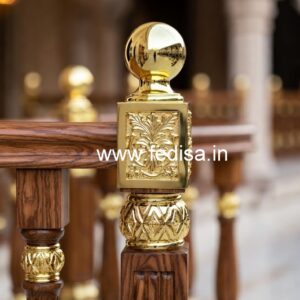 Indian Balcony Design With Modern Railings No-40429