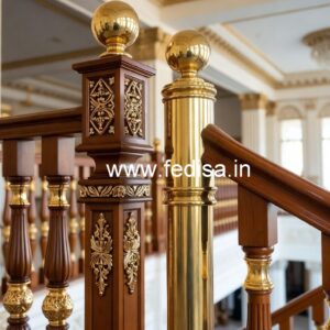 Modern Front Balcony Railing Designs No-41016