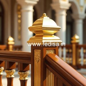 Indian Balcony Design With Modern Railings No-41161