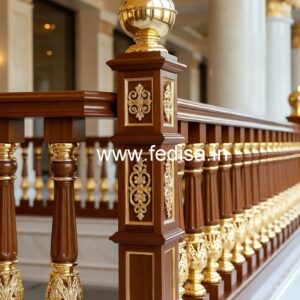 Modern Ghar Exterior Railings No-41351