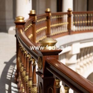 Modern Staircase Railing Designs For Small House No-41734