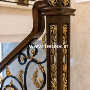 Modern Ghar Exterior Railing Design No-41892
