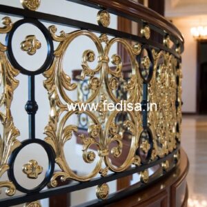 Modern Balcony Design With Stylish Steel Railings No-41917