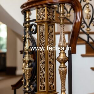 Classy Stair Railing Designs No-42153