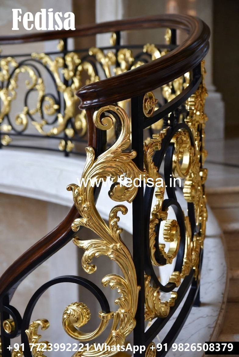Balcony Design With Steel Railing No-42195