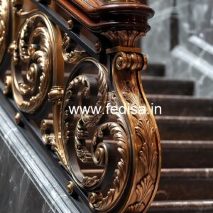 Best Steel Railing Design For Balcony And Stairs No-42358