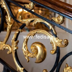 Stylish Balcony Railing Design With Glass And Steel No-42370