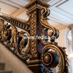 Latest Balcony Design With Steel Railing No-42398