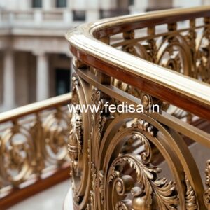 Modern Staircase Design With Stylish Railings No-42399